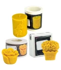 Moldes de silicona para velas de flores